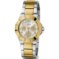  Shop Authentic Guess Sunray Multifunction Silver Dial Two Tone Steel Strap Watch for Women - GW0616L2 - Luxxuri
