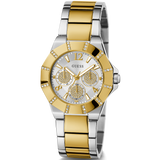 Shop Authentic Guess Sunray Multifunction Silver Dial Two Tone Steel Strap Watch for Women - GW0616L2 - Luxxuri