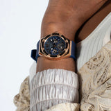  Shop Authentic Guess Asteria Multifunction Blue Dial Blue Rubber Strap Watch For Women - GW0620L3 - Luxxuri