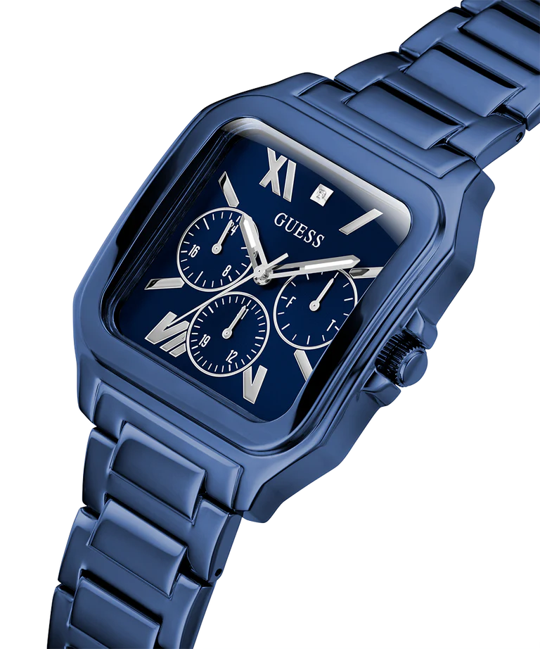  Shop Authentic Guess Dress Multifunction Blue Dial Blue Steel Strap Watch for Men - GW0631G3 - Luxxuri