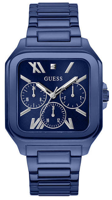  Shop Authentic Guess Dress Multifunction Blue Dial Blue Steel Strap Watch for Men - GW0631G3 - Luxxuri