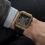  Shop Authentic Guess Leo Multifunction Black Dial Black Silicone Strap Watch For Men - GW0637G2 - Luxxuri