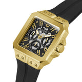  Shop Authentic Guess Leo Multifunction Black Dial Black Silicone Strap Watch For Men - GW0637G2 - Luxxuri