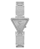  Shop Authentic Guess Fame Quartz Crystals Silver Dial Silver Steel Strap Watch For Women - GW0644L1 - Luxxuri