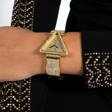  Shop Authentic Guess Fame Crystals Gold Dial Gold Steel Strap Watch For Women - GW0644L2 - Luxxuri