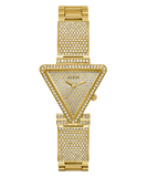  Shop Authentic Guess Fame Crystals Gold Dial Gold Steel Strap Watch For Women - GW0644L2 - Luxxuri