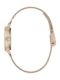  Shop Authentic Guess Soiree Diamonds Rose Gold Dial Rose Gold Mesh Bracelet Watch for Women - GW0402L3 - Luxxuri