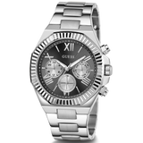  Shop Authentic Guess Equity Analog Black Dial Silver Steel Strap Watch For Men - GW0703G1 - Luxxuri
