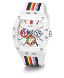 Shop Authentic Guess Phoenix Analog White Dial White Silicone Strap Watch for Men - GW0720G1 - Luxxuri