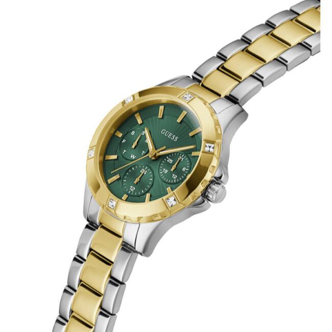 Shop Authentic Guess Mist Analog Green Dial Two Tone Steel Strap Watch For Women - GW0723L1 - Luxxuri