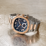  Shop Authentic Guess Headliner Multifunction Blue Dial Two Tone Steel Strap Watch For Men - GW0572G4 - Luxxuri