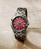  Shop Authentic Guess Asset Quartz Red Dial Black Steel Strap Watch For Men - GW0575G5 - Luxxuri