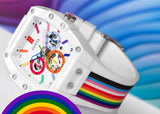  Shop Authentic Guess Phoenix Analog White Dial White Silicone Strap Watch for Men - GW0720G1 - Luxxuri