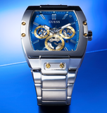  Shop Authentic Guess Phoenix Multifunction Blue Dial Silver Steel Strap Watch For Men - GW0456G5 - Luxxuri