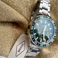  Shop Authentic Fossil Bannon Chronograph Green Dial Silver Steel Strap Watch for Men - BQ2492 - Luxxuri