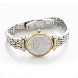  Shop Authentic Emporio Armani Gianni T Bar Analog White Dial Two Tone Steel Strap Watch For Women - AR2076 - Luxxuri