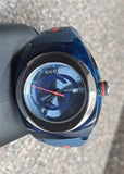  Shop Authentic Gucci Sync XXL Quartz Blue Dial Blue Rubber Strap Watch For Men - YA137104 - Luxxuri