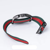  Shop Authentic Gucci Dive Green & Red Dial Green & Red Nylon Strap Watch For Men - YA136216 - Luxxuri