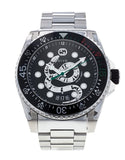  Shop Authentic Gucci Dive Snake Black Dial Silver Steel Strap Watch For Men - YA136218 - Luxxuri
