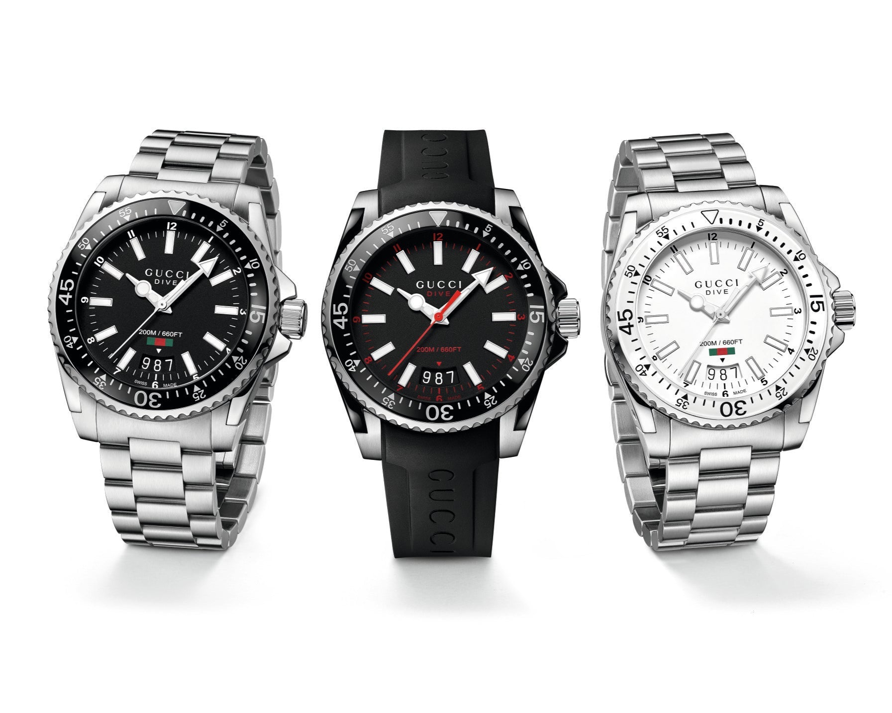  Shop Authentic Gucci Dive Quartz Black Dial Black Rubber Strap Watch For Men - YA136303 - Luxxuri
