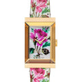  Shop Authentic Gucci G-Frame Floral Mother of Pearl Dial White Leather Strap Watch For Women - YA147406 - Luxxuri