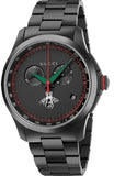  Shop Authentic Gucci G-Timeless Chronograph Black Dial Black Steel Strap Watch For Men - YA126269 - Luxxuri