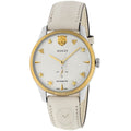  Shop Authentic Gucci G Timeless Automatic Silver Dial Beige Leather Strap Watch For Men - YA126348 - Luxxuri