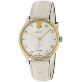  Shop Authentic Gucci G Timeless Automatic Silver Dial Beige Leather Strap Watch For Men - YA126348 - Luxxuri