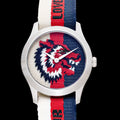  Shop Authentic Gucci G Timeless Quartz White Red Blue Dial Multicolored NATO Strap Watch For Men - YA1264059 - Luxxuri