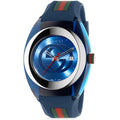  Shop Authentic Gucci Sync XXL Quartz Blue Dial Blue Rubber Strap Watch For Men - YA137104 - Luxxuri