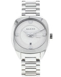  Shop Authentic Gucci GG2570 White Dial Silver Steel Strap Watch For Women - YA142502 - Luxxuri