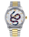 Gucci G Timeless Quartz Silver Dial Silver Steel Strap Watch For Women - YA1264075