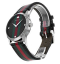  Shop Authentic Gucci G Timeless Quartz Black Dial Multicolored Black Leather Strap Watch For Men - YA1264079 - Luxxuri