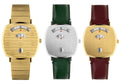  Shop Authentic Gucci Grip Yellow Gold Dial Maroon Leather Strap Unisex Watch - YA157411 - Luxxuri