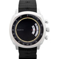  Shop Authentic Gucci Grip Chronograph Black Dial Black Rubber Strap Watch For Men - YA157301 - Luxxuri