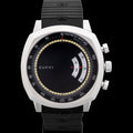  Shop Authentic Gucci Grip Chronograph Black Dial Black Rubber Strap Watch For Men - YA157301 - Luxxuri