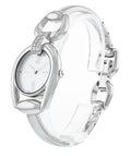  Shop Authentic Gucci Horsebit Collection Diamonds Mother of Pearl White Dial Silver Steel Strap Watch For Women - YA139504 - Luxxuri