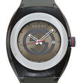  Shop Authentic Gucci Sync XXL Quartz Brown Dial Brown Leather Strap Watch For Men - YA137106 - Luxxuri