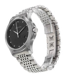  Shop Authentic Gucci G Timeless Diamonds Black Dial Silver Steel Strap Watch For Men - YA126405 - Luxxuri