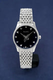  Shop Authentic Gucci G Timeless Quartz Black Dial Silver Steel Strap Watch For Women - YA1265020 - Luxxuri