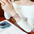  Shop Authentic Gucci G Timeless Quartz Lilac Dial Lilac Leather Strap Watch For Women - YA1264098 - Luxxuri