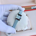  Shop Authentic Gucci G-Frame Pastel Blue Mother of Pearl Dial Blue Leather Strap Watch For Women - YA128531 - Luxxuri