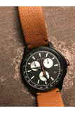  Shop Authentic Gucci G-Timeless Chronograph Black Dial Brown Leather Strap Watch For Men - YA126271 - Luxxuri