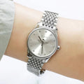  Shop Authentic Gucci G Timeless Quartz Silver Dial Silver Steel Strap Watch For Women - YA1265019 - Luxxuri