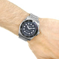 Gucci Dive Analog Black Dial Silver Steel Strap Watch For Men - YA136208