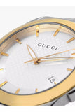  Shop Authentic Gucci G Timeless Silver Dial Two Tone Steel Strap Watch For Men - YA126409 - Luxxuri