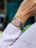  Shop Authentic Gucci G Timeless Pink Dial Silver Steel Strap Watch For Women - YA126524 - Luxxuri