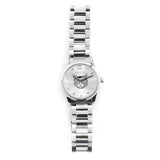  Shop Authentic Gucci G Timeless Quartz Silver Dial Silver Steel Strap Watch For Women - YA126595 - Luxxuri