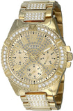  Shop Authentic Guess Frontier Diamonds Gold Dial Gold Steel Strap Watch For Women - W1156L2 - Luxxuri