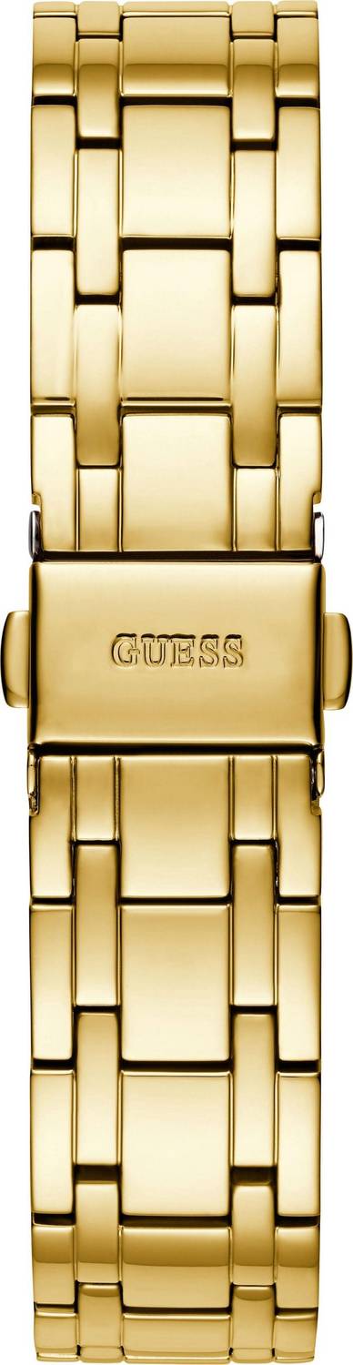 Guess Cosmo Diamonds Gold Dial Gold Steel Strap Watch For Women - GW0033L2